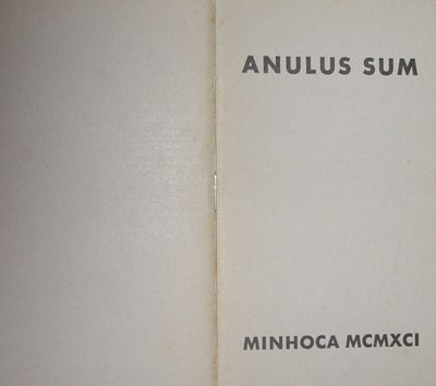 anulus sum book cover